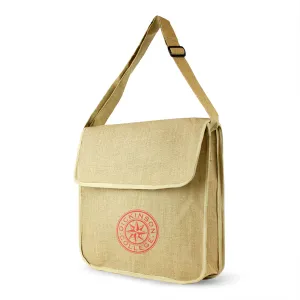 Jute Messenger Bag