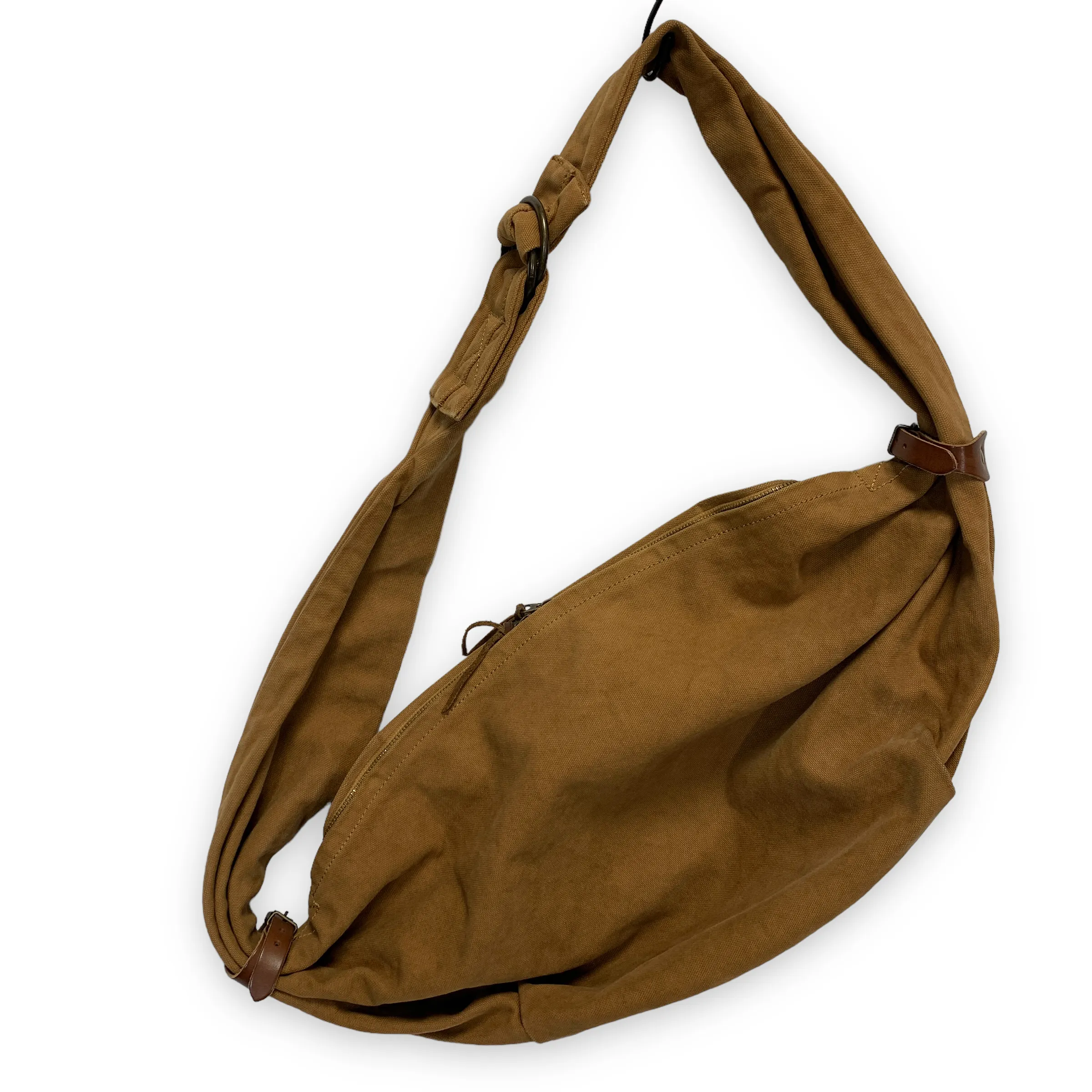 Kapital Cotton Canvas Snufkin Bag Brown