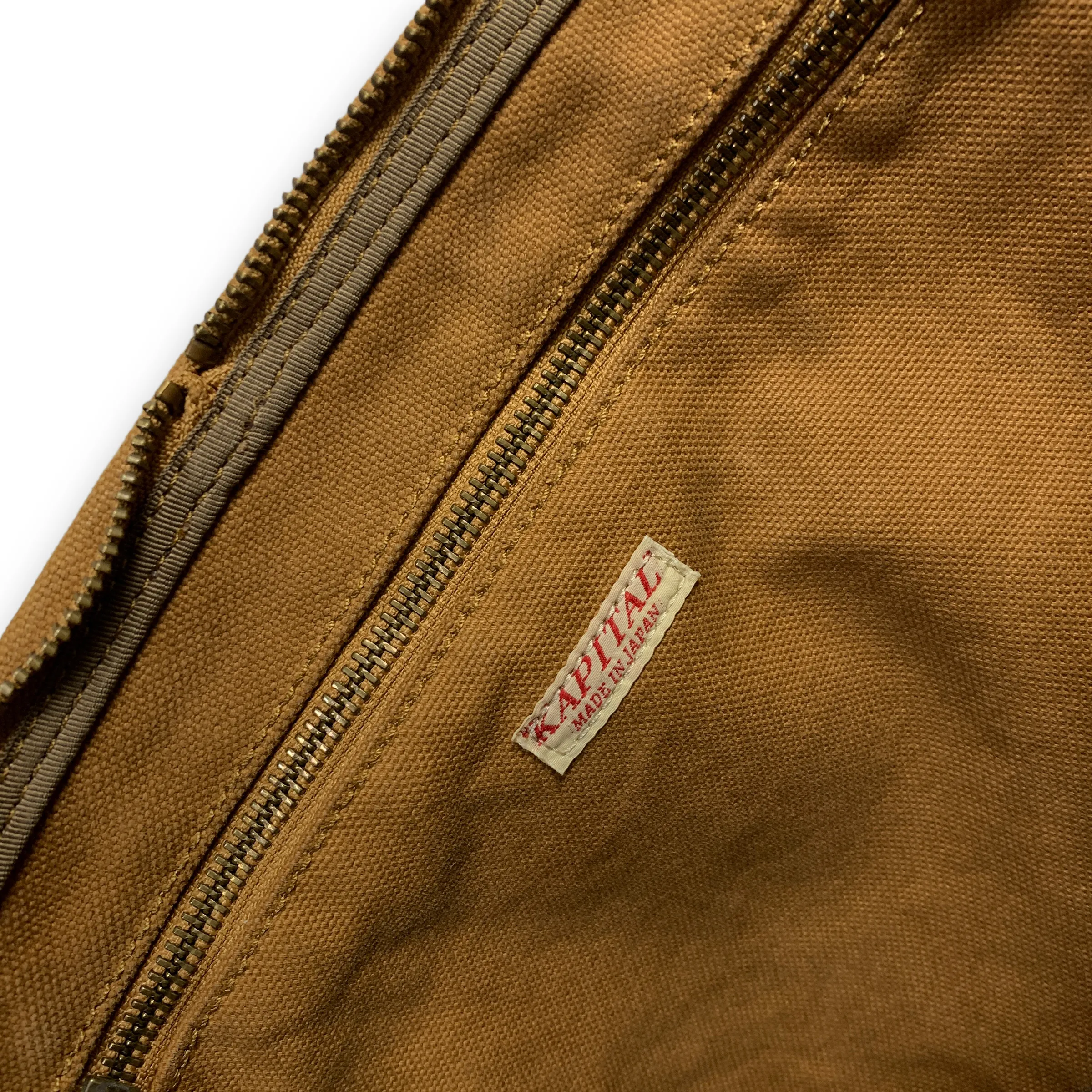 Kapital Cotton Canvas Snufkin Bag Brown