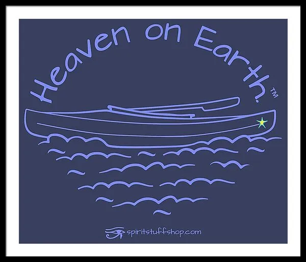 Kayak Heaven On Earth - Framed Print