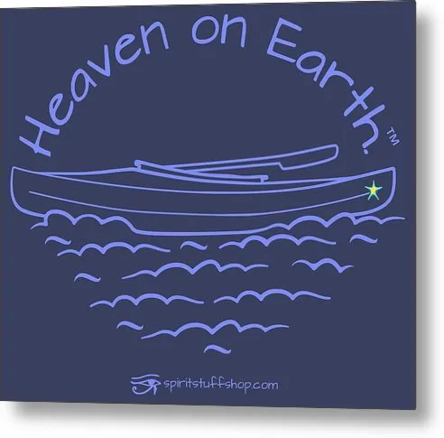 Kayak Heaven On Earth - Metal Print