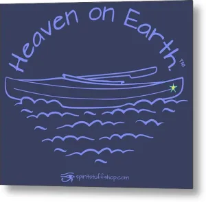 Kayak Heaven On Earth - Metal Print