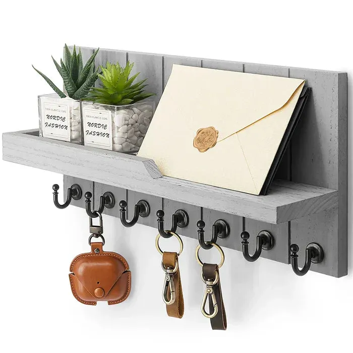 KeyPerch | Wooden Hanging Shelf