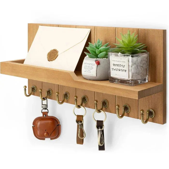 KeyPerch | Wooden Hanging Shelf