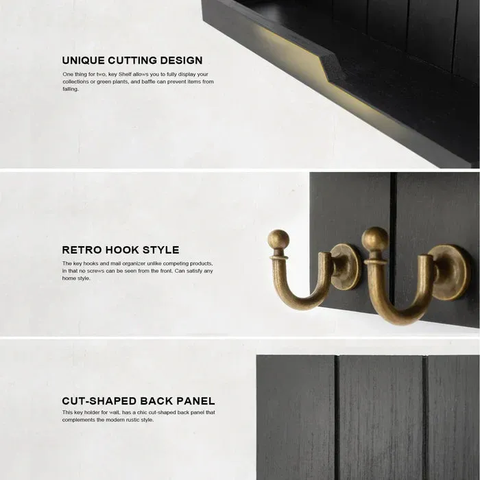 KeyPerch | Wooden Hanging Shelf