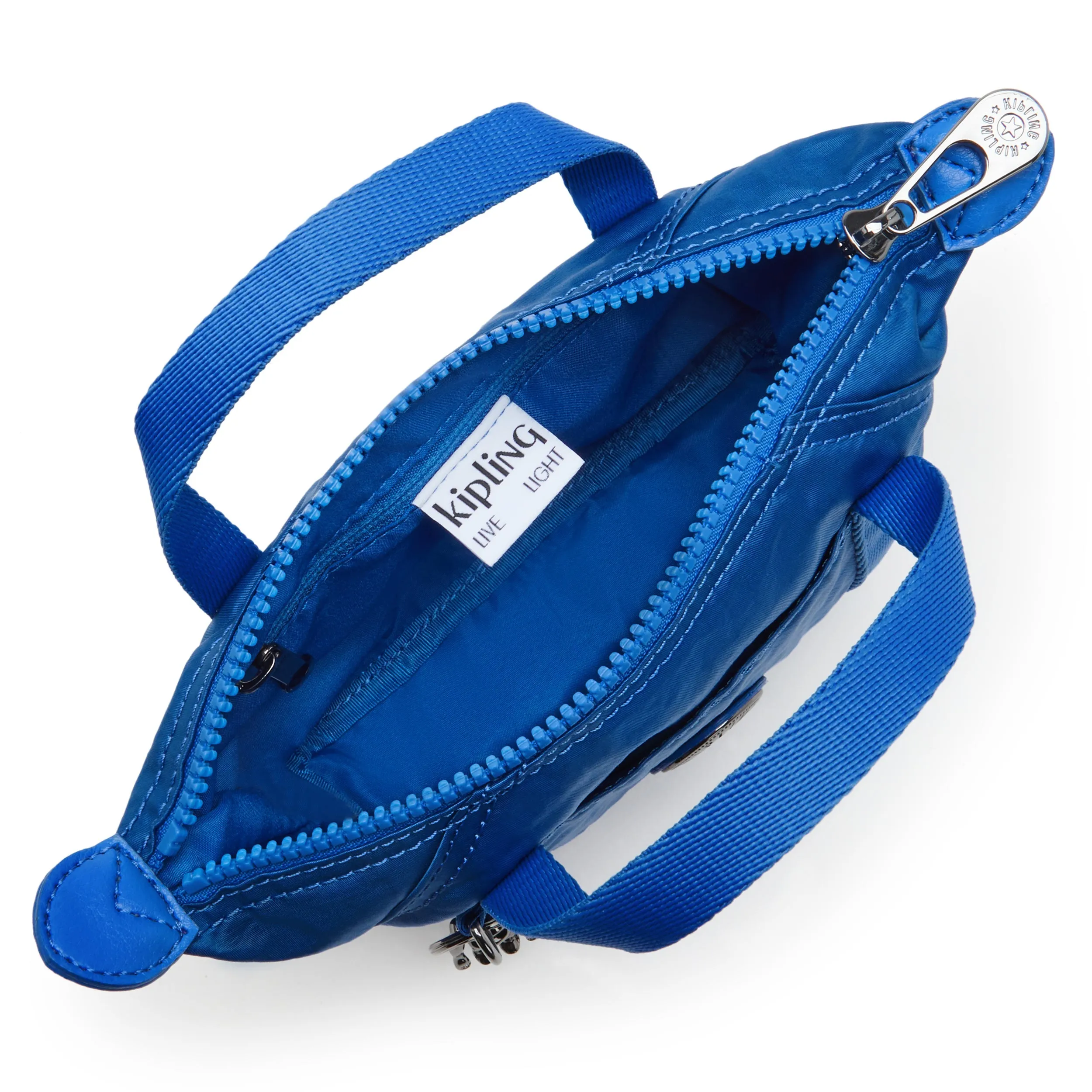 KIPLING-Art Compact-Small Crossbody Bag With Removable Strap-Satin Blue-I7492-S9H