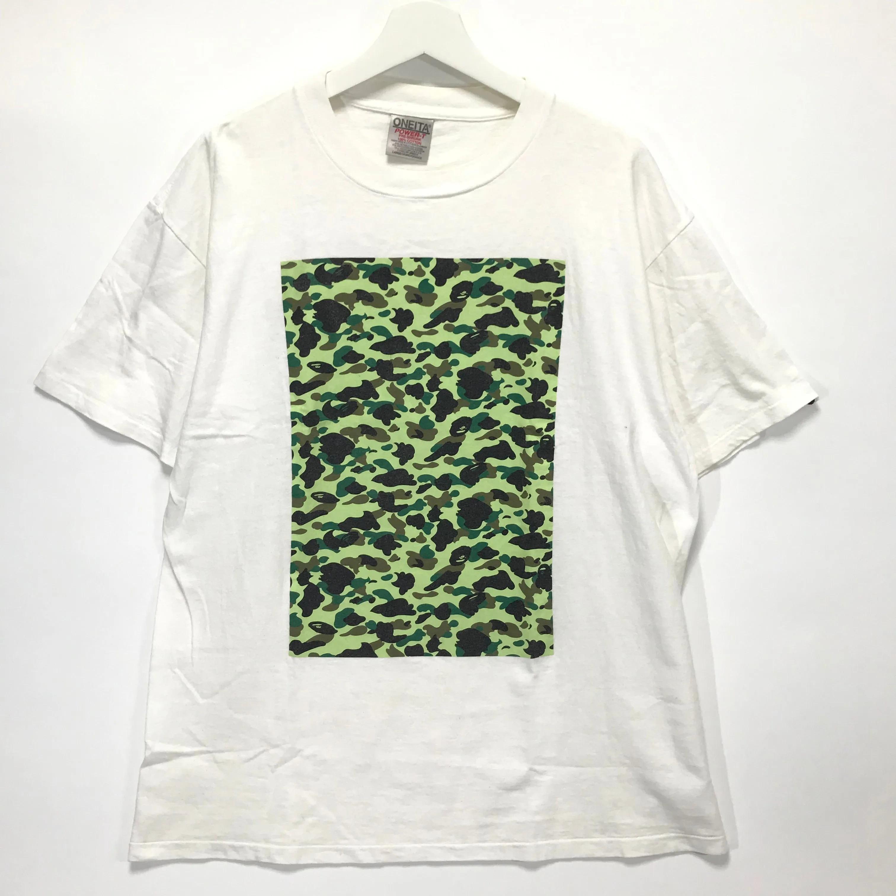 [L] A Bathing Ape Bape Vintage '90s First 1st Camo Tee (Oneita)