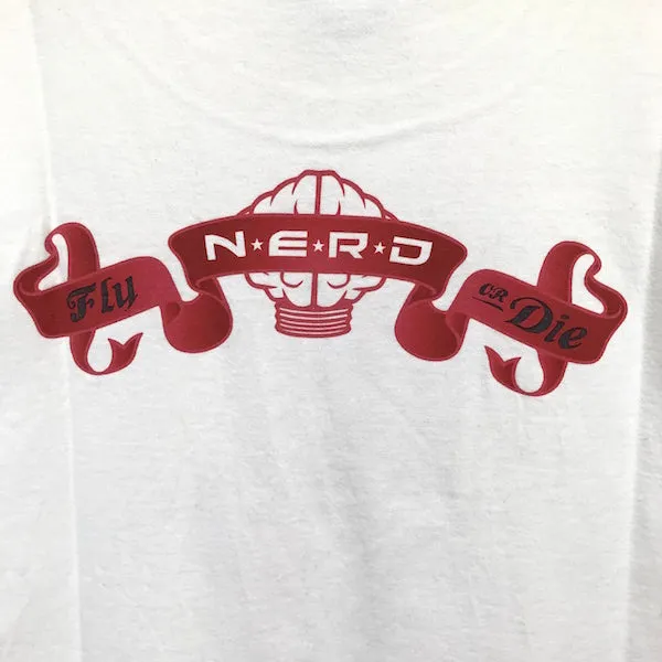 [L] A Bathing Ape Bape Vintage NERD N.E.R.D.  Dog Tee