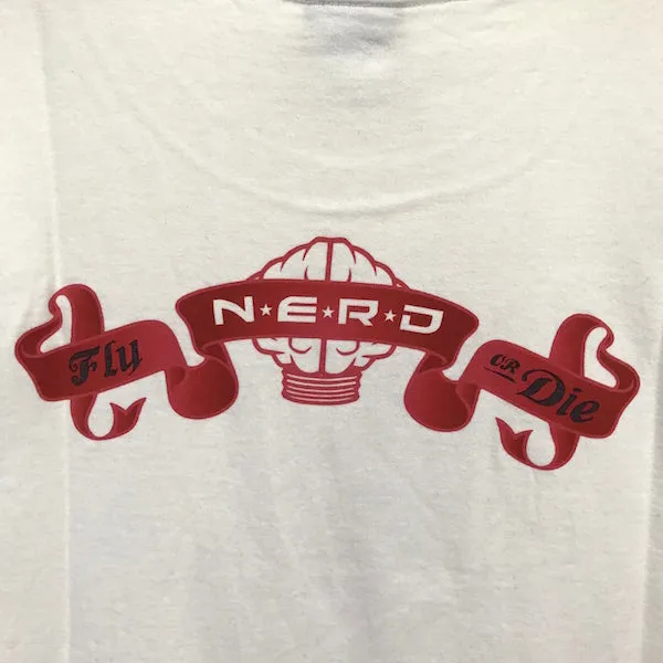 [L] A Bathing Ape Bape Vintage NERD N.E.R.D.  Dog Tee