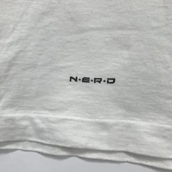 [L] A Bathing Ape Bape Vintage NERD N.E.R.D.  Dog Tee