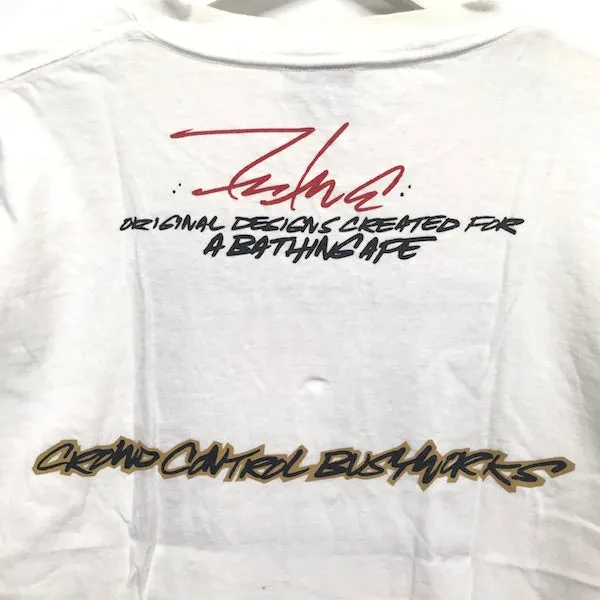 [L] A Bathing Ape Bape x Futura Vintage Crowd Control Tee