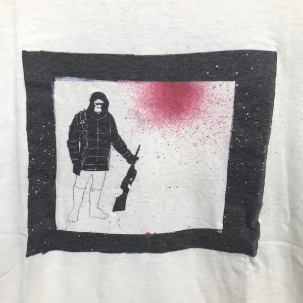 [L] A Bathing Ape Bape x Futura Vintage Crowd Control Tee