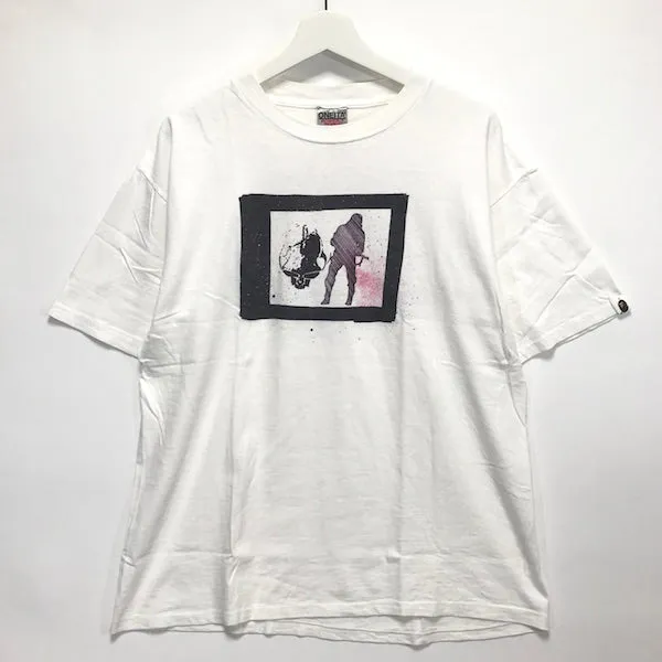 [L] A Bathing Ape Bape x Futura Vintage Sniper Division Tee