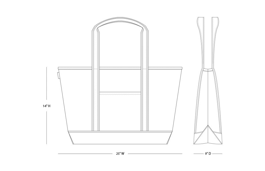 Lambda Kappa Sigma Large Canvas Tote Bag