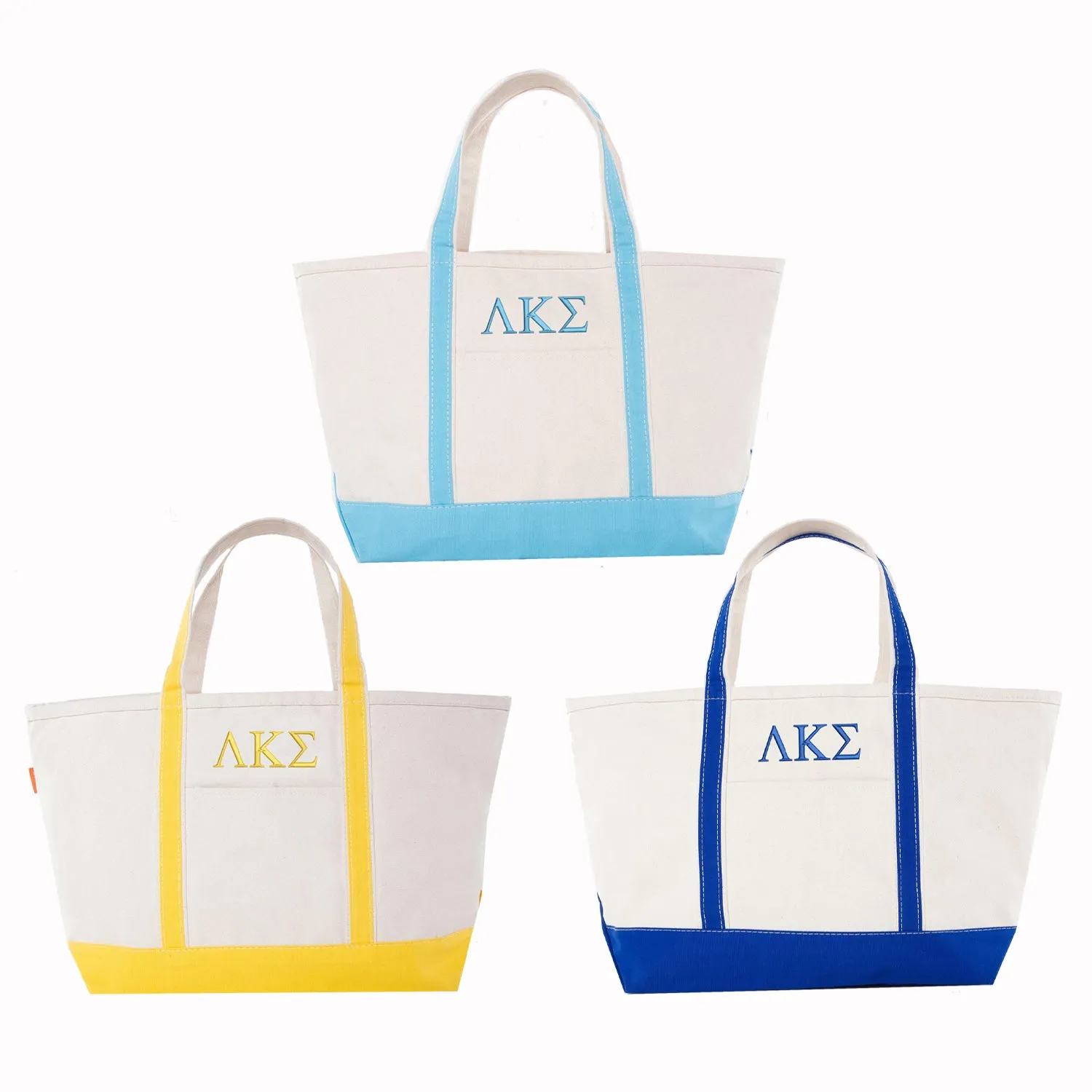 Lambda Kappa Sigma Large Canvas Tote Bag