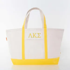 Lambda Kappa Sigma Large Canvas Tote Bag