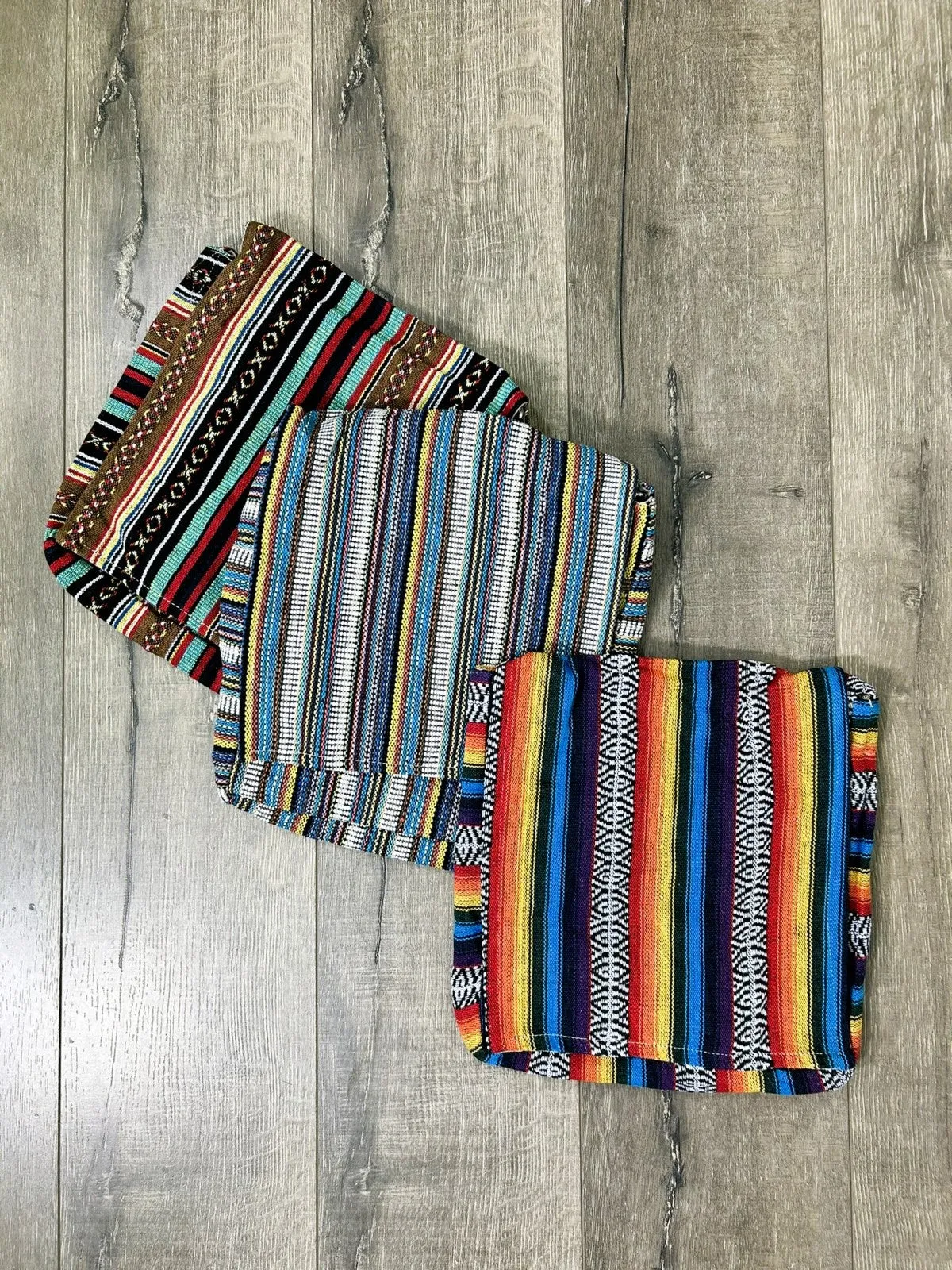 Large Cotton Gheri Flap Over Bag