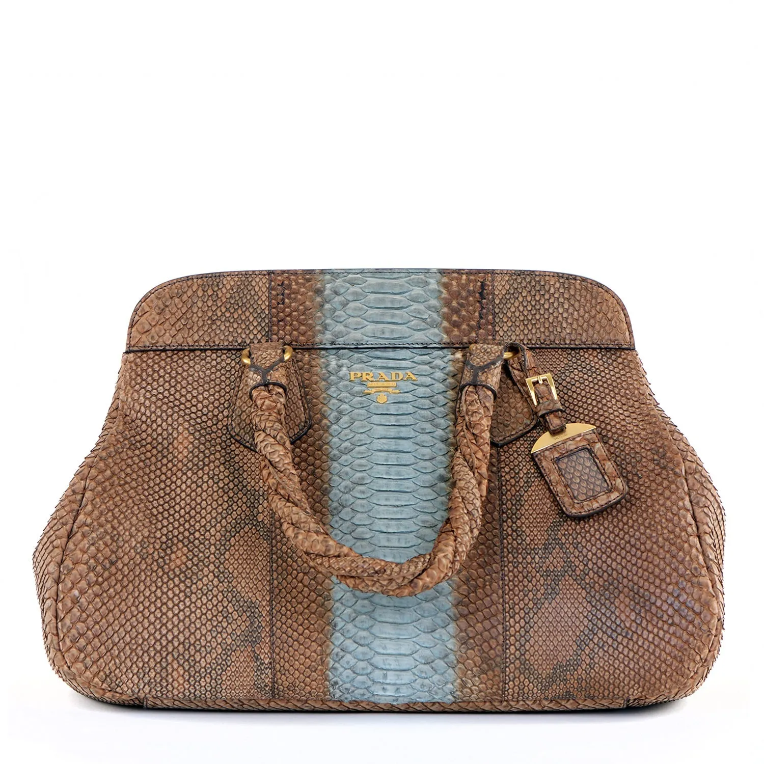 Large Snakeskin Frame Bag