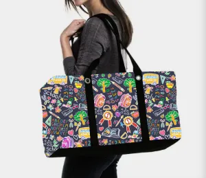 Large Utility Tote School Days