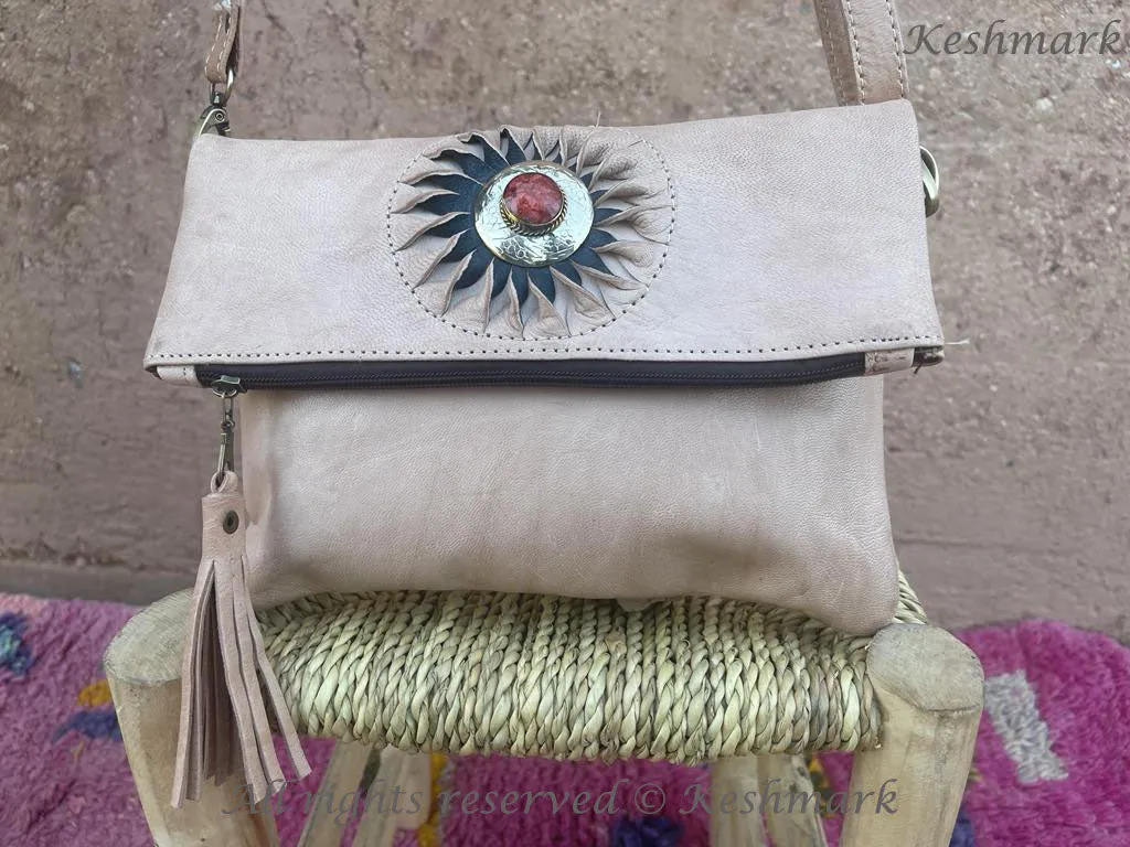 Leather Bag, Crossbody Shoulder Messenger Bag