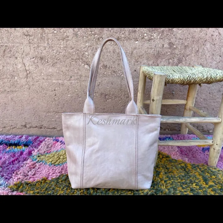 Leather Bags for Women, tote bag with zipper, Leather Bag
