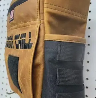 LEATHER BASIC "B" DITTY BAG