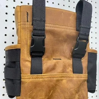 LEATHER BASIC "B" DITTY BAG