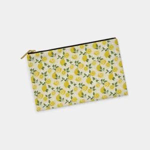 Lemons Personalized Zipper Pouch (on sand)