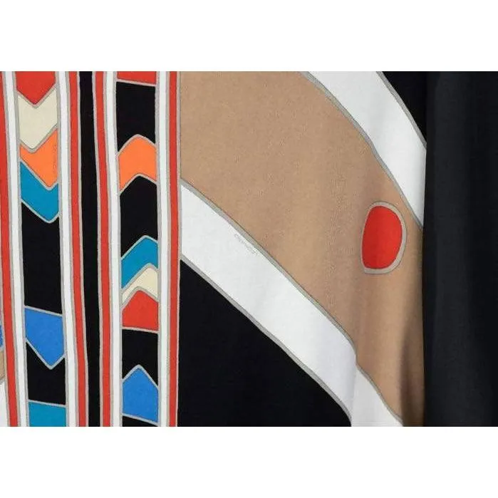 LEONARD PARIS Multicolored Printed Silk Blouse | Size S/M