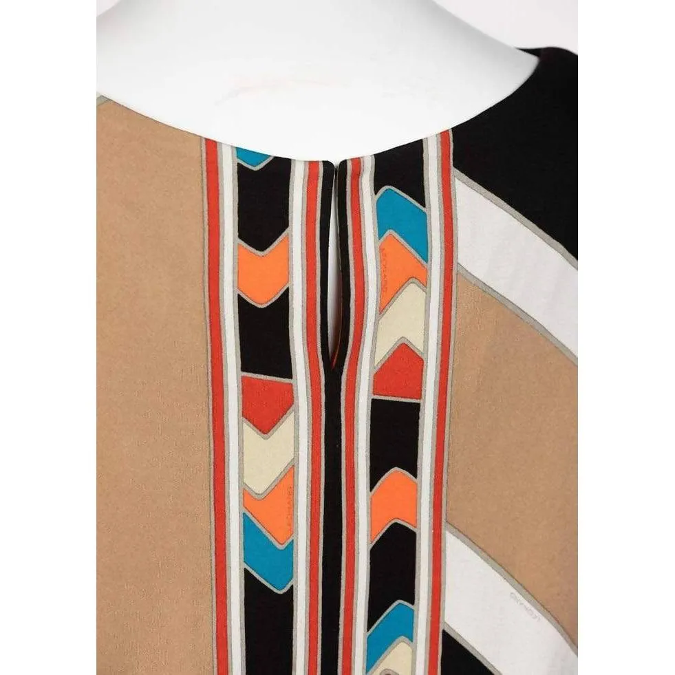 LEONARD PARIS Multicolored Printed Silk Blouse | Size S/M
