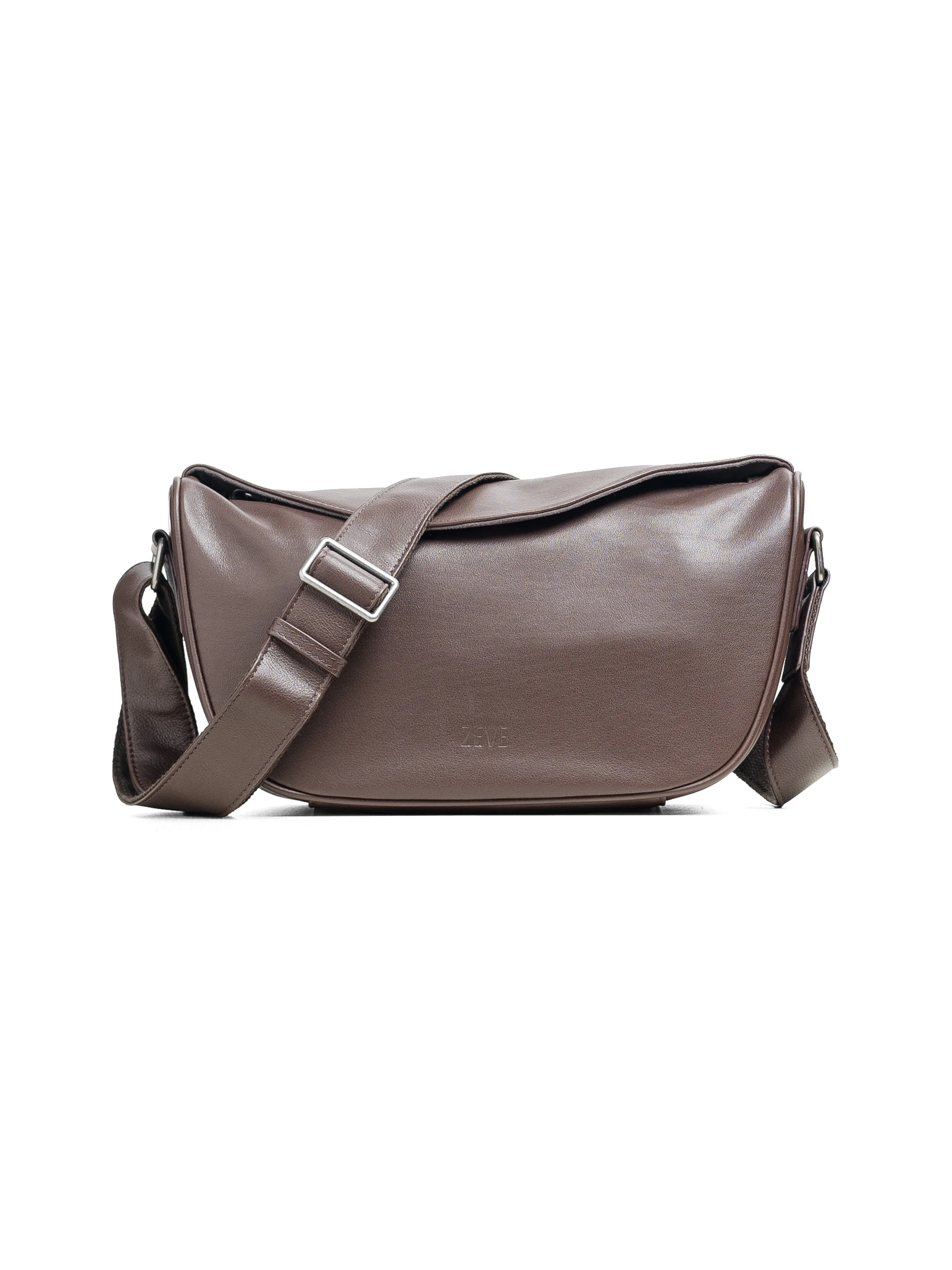 Leone Crossbody Bag - Coffee Leather