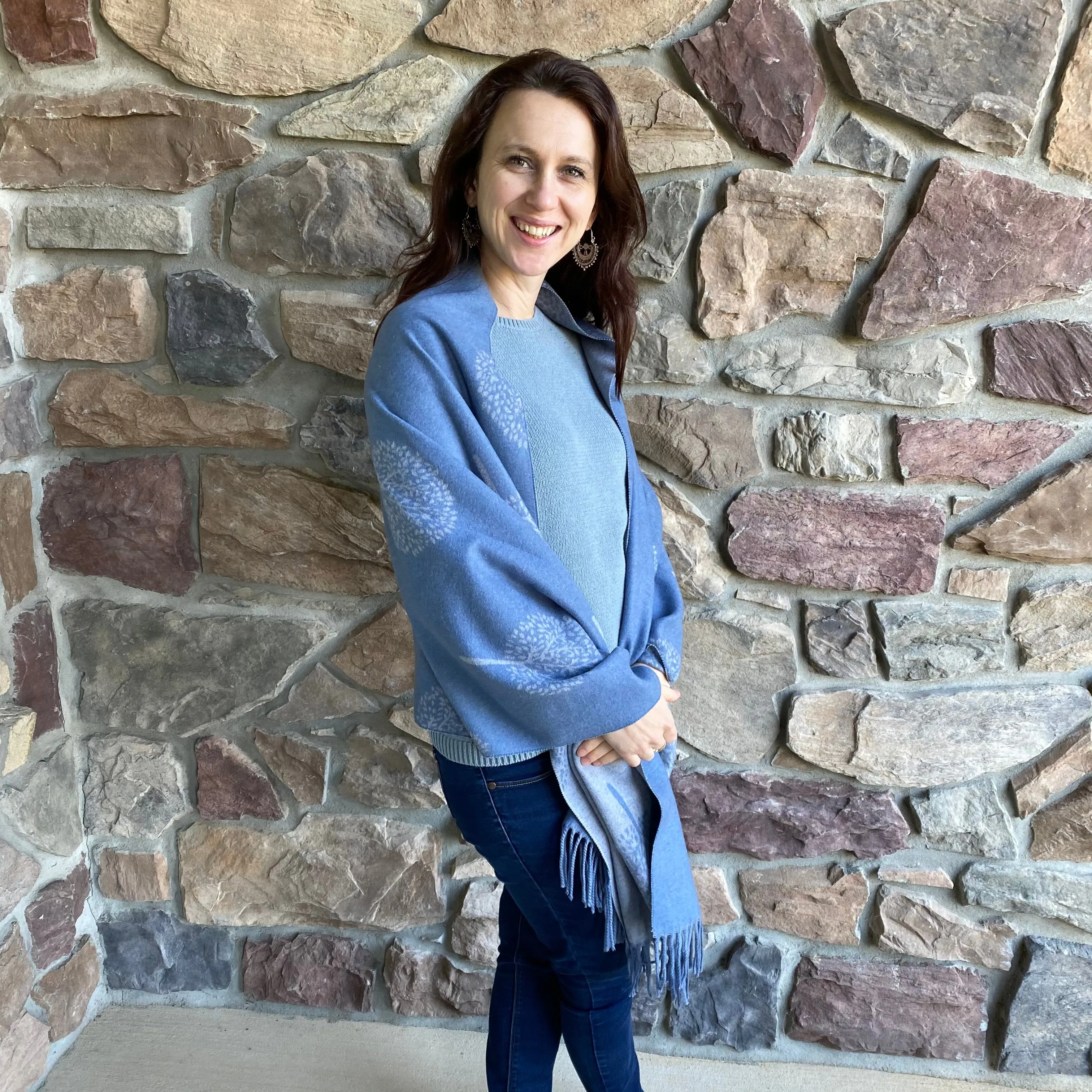 Light Blue Scarf
