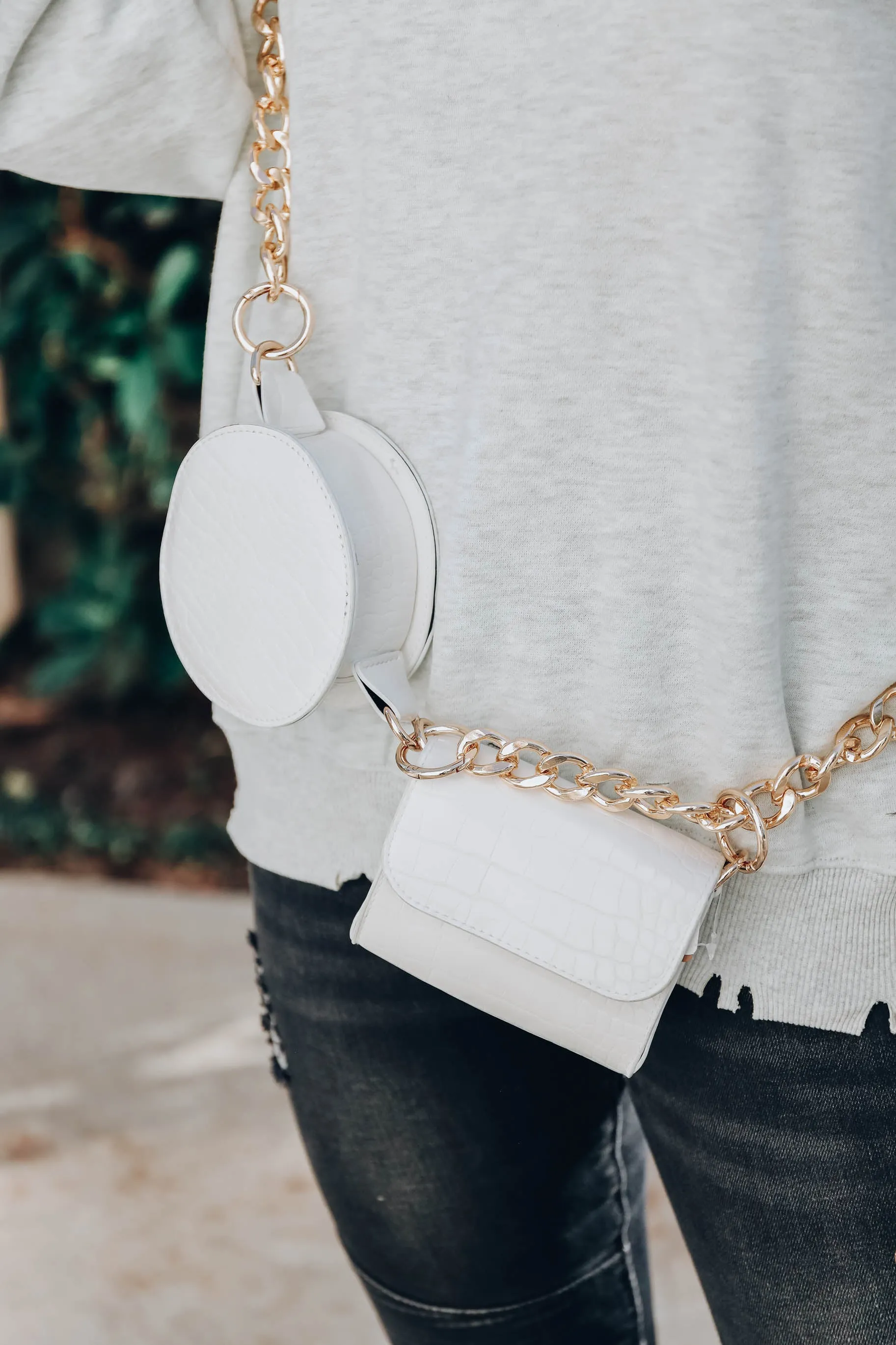 Look To You Crossbody Bag - White