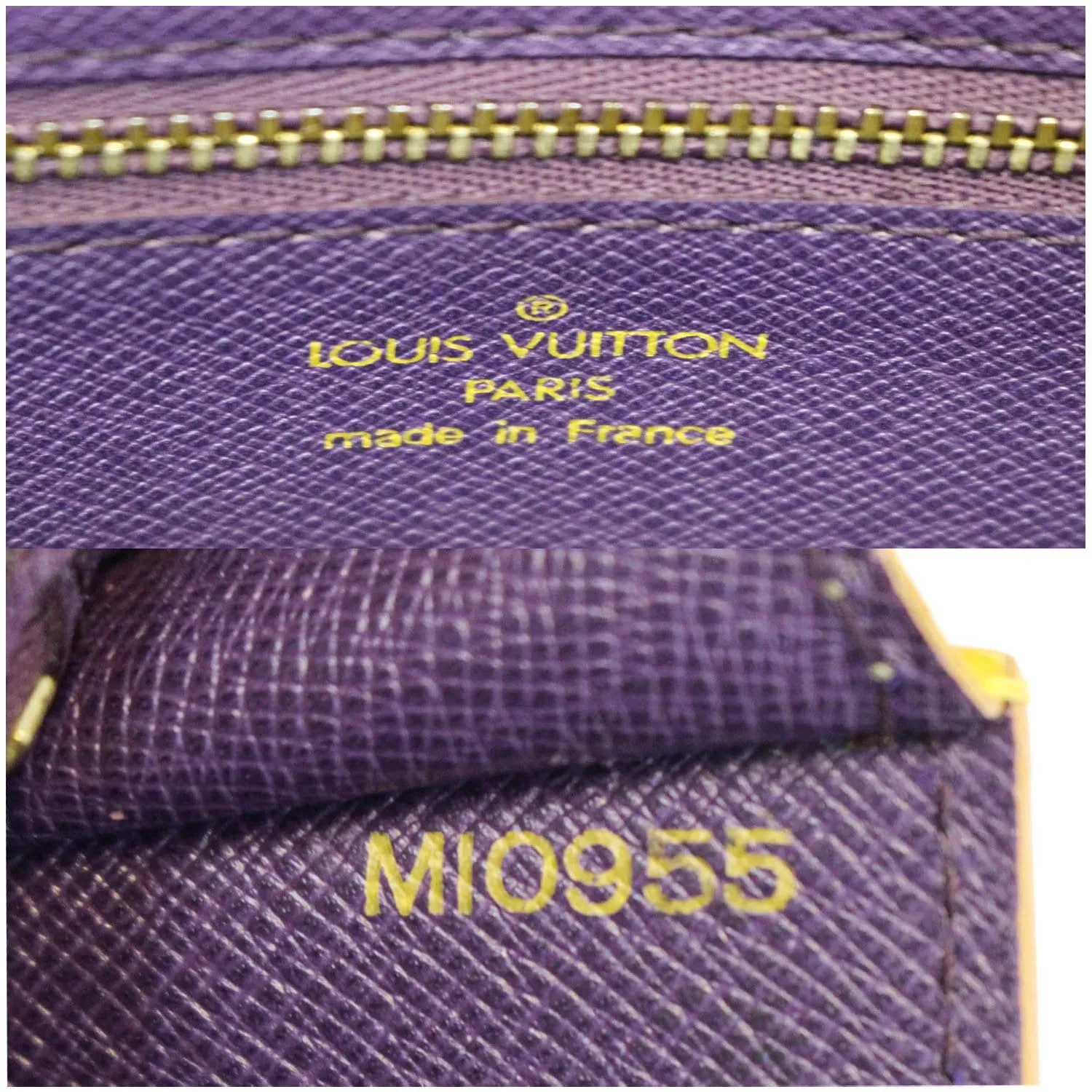 LOUIS VUITTON Arche Pochette Epi Leather Shoulder Bag Yellow