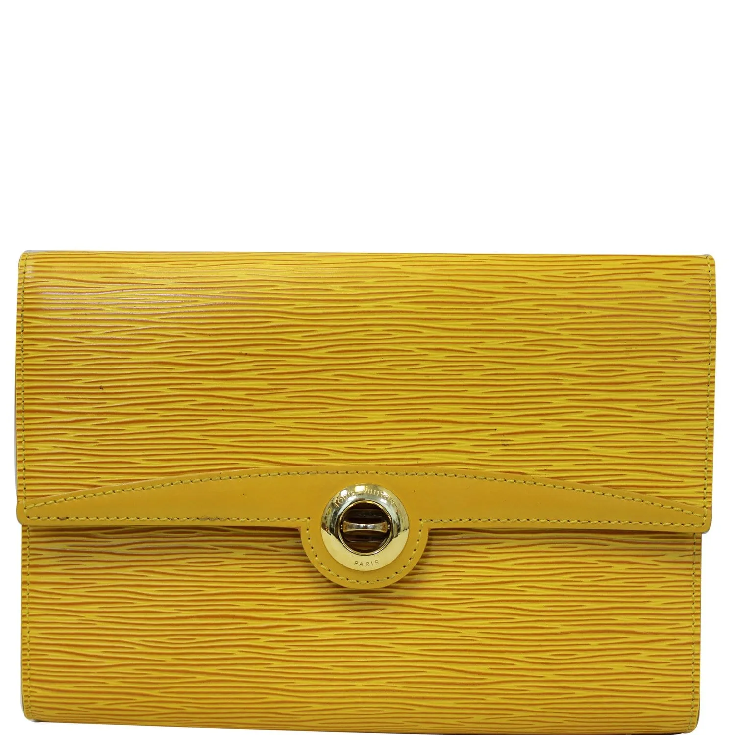 LOUIS VUITTON Arche Pochette Epi Leather Shoulder Bag Yellow