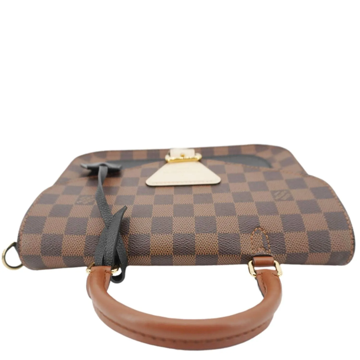 LOUIS VUITTON Beaumarchais Damier Ebene Shoulder Bag Brown