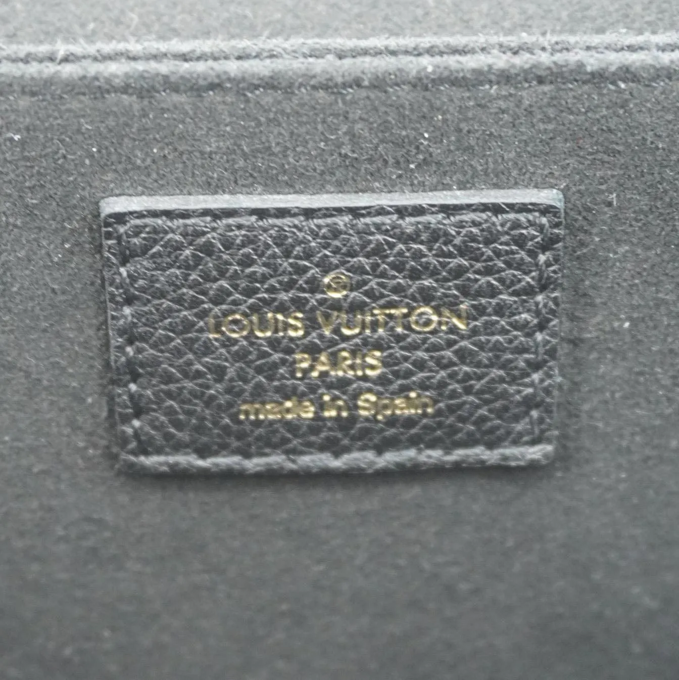 LOUIS VUITTON Beaumarchais Damier Ebene Shoulder Bag Brown