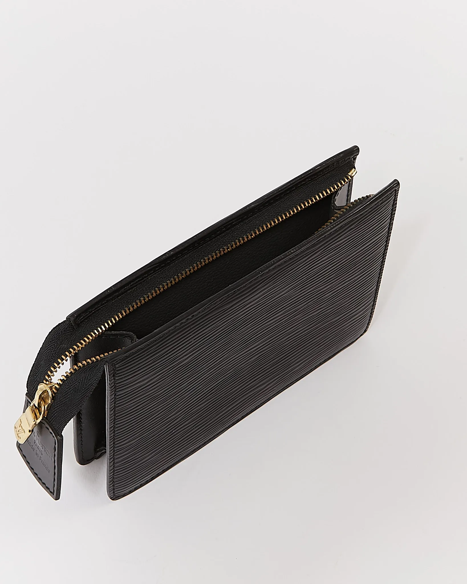 Louis Vuitton Black Epi Leather Cosmetic Pouch 15