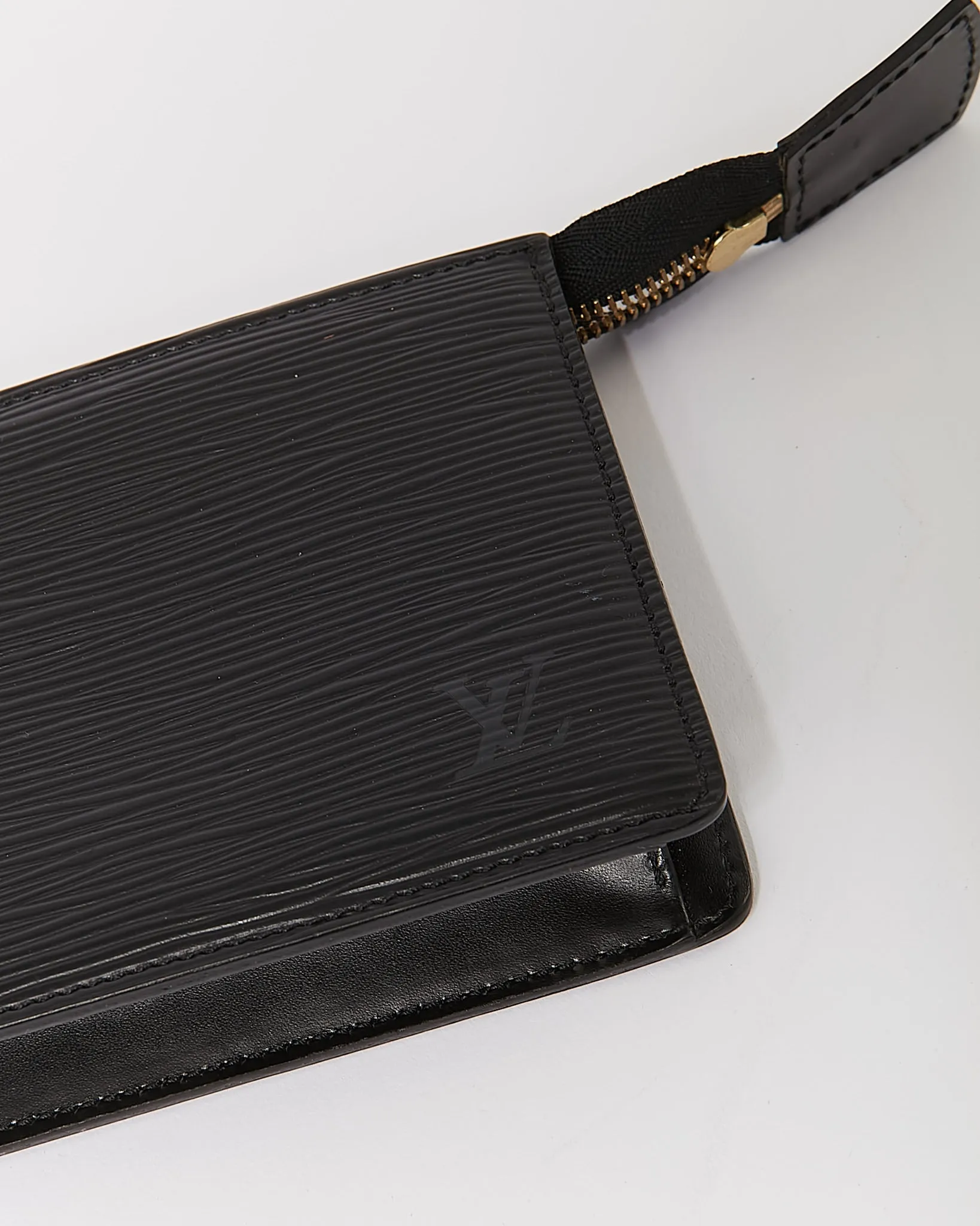 Louis Vuitton Black Epi Leather Cosmetic Pouch 15