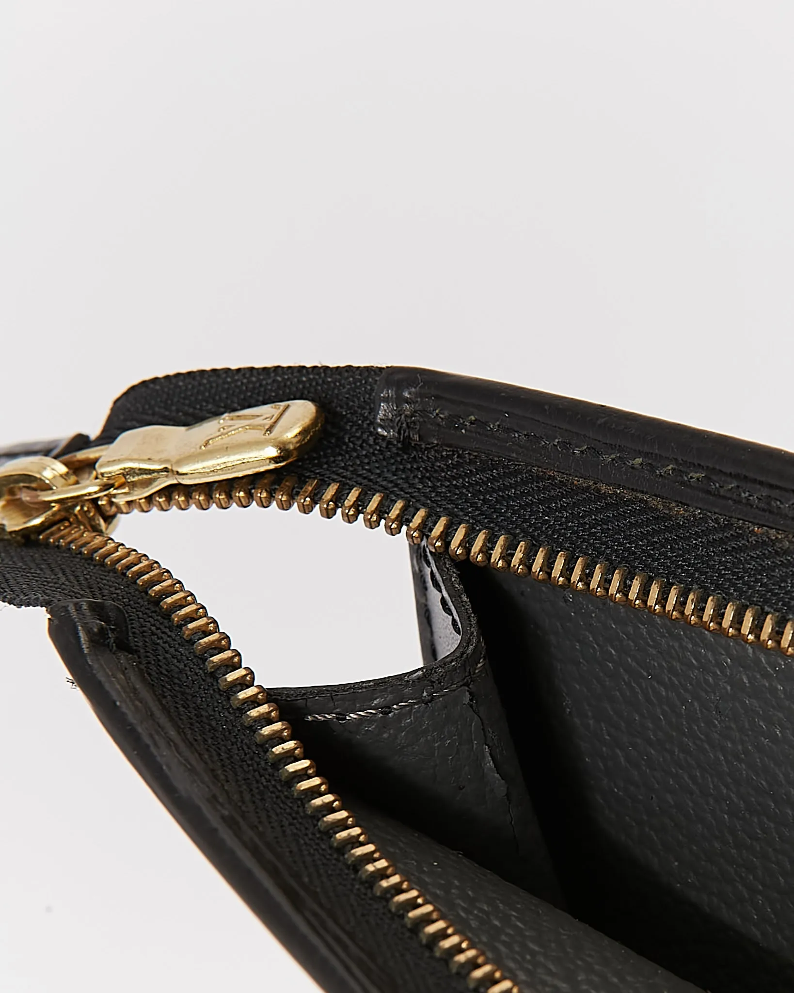 Louis Vuitton Black Epi Leather Cosmetic Pouch 15