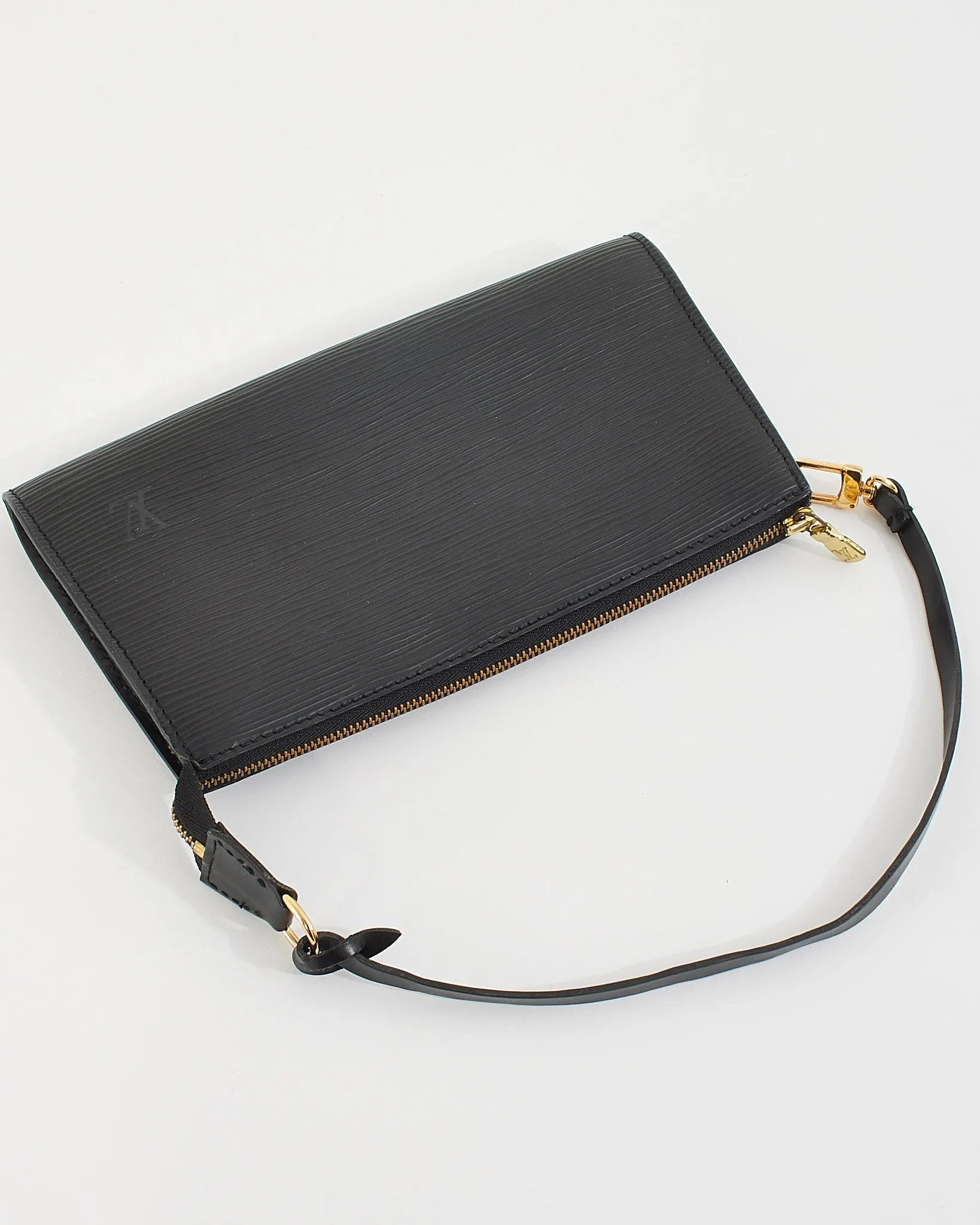 Louis Vuitton Black Epi Leather Pochette Shoulder Bag