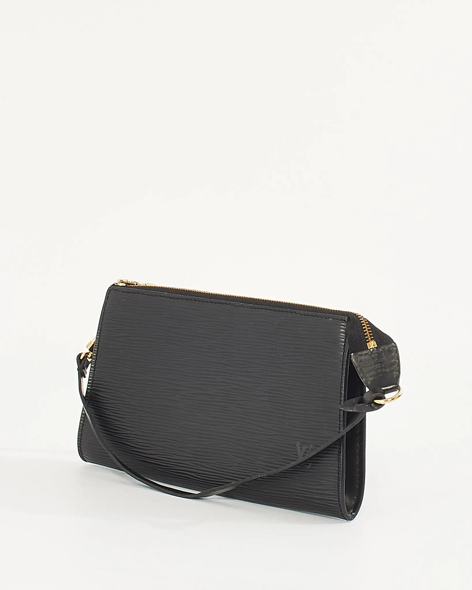 Louis Vuitton Black Epi Leather Pochette Shoulder Bag