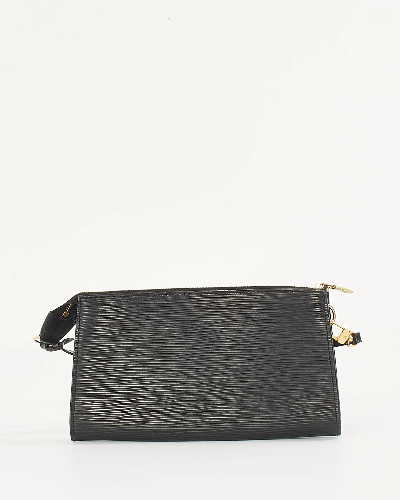Louis Vuitton Black Epi Leather Pochette Shoulder Bag