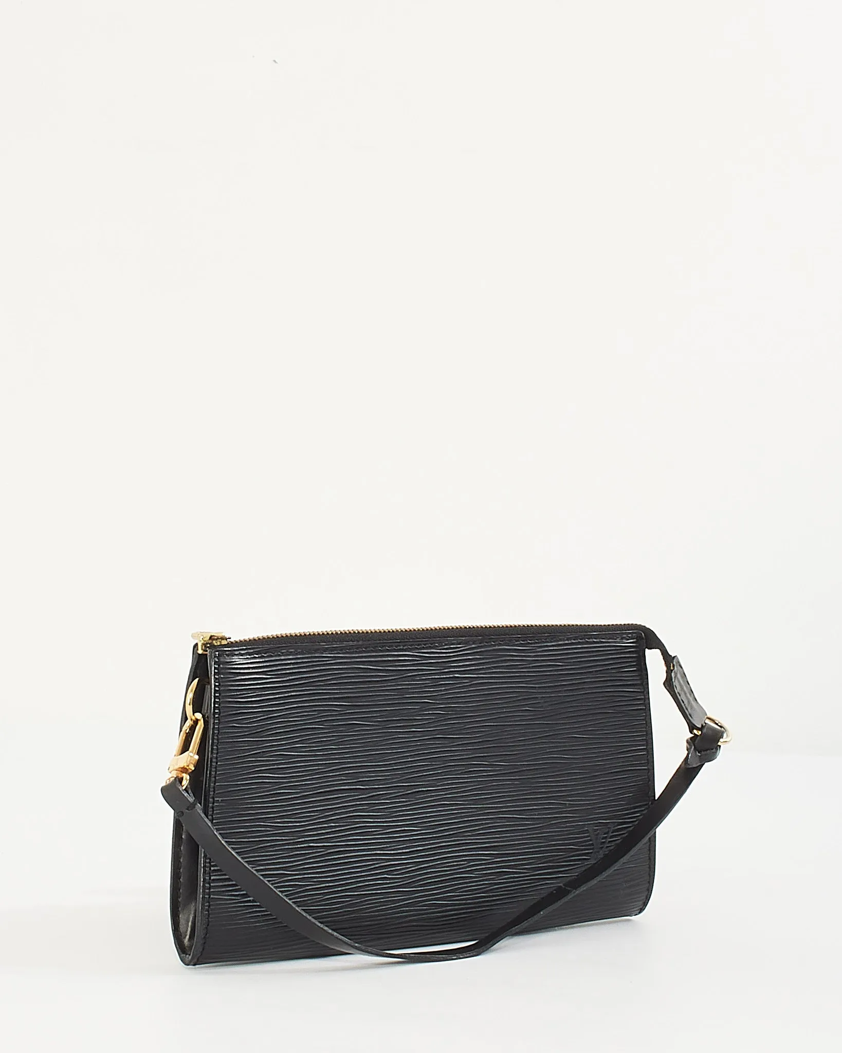 Louis Vuitton Black Epi Leather Pochette Shoulder Bag