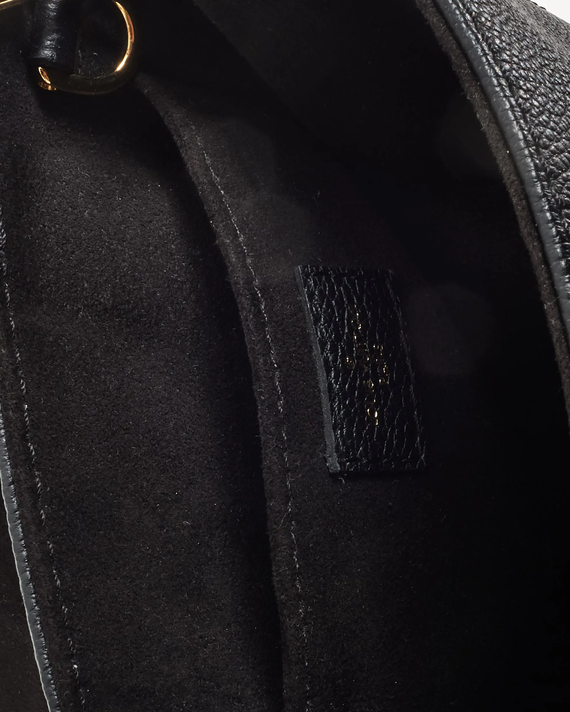 Louis Vuitton Black Leather Empreinte Saint Germain BB Crossbody Bag