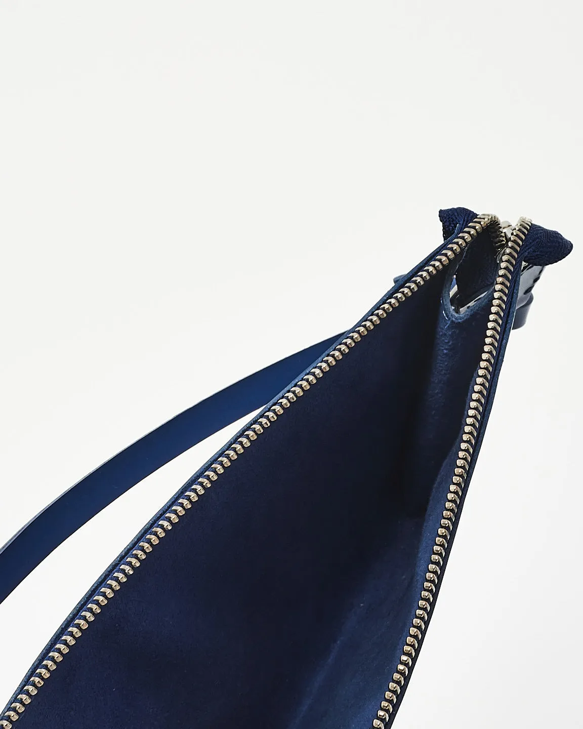 Louis Vuitton Blue Epi Leather Shoulder Pochette Bag