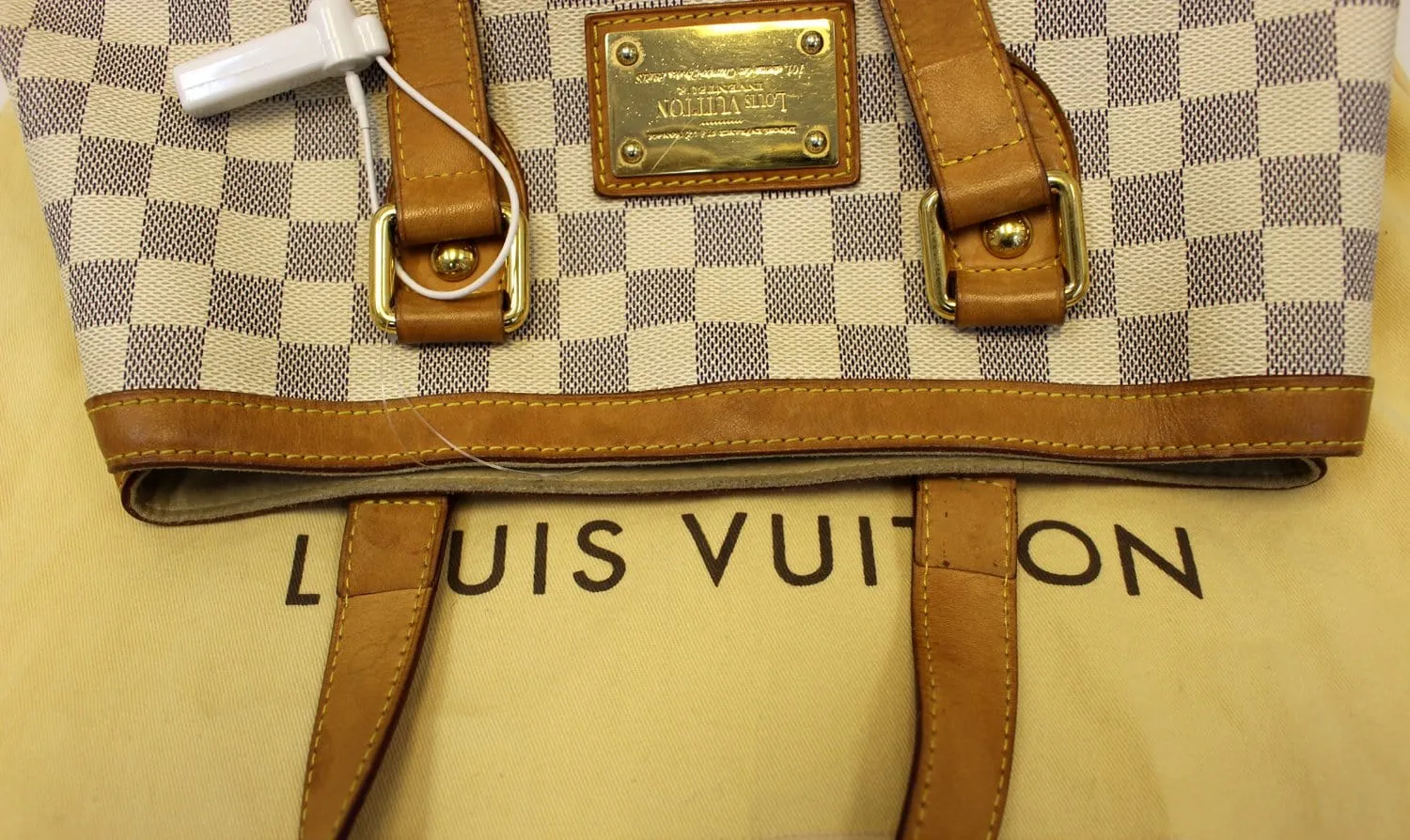 LOUIS VUITTON Damier Azur Hampstead PM Shoulder Bag - Sale