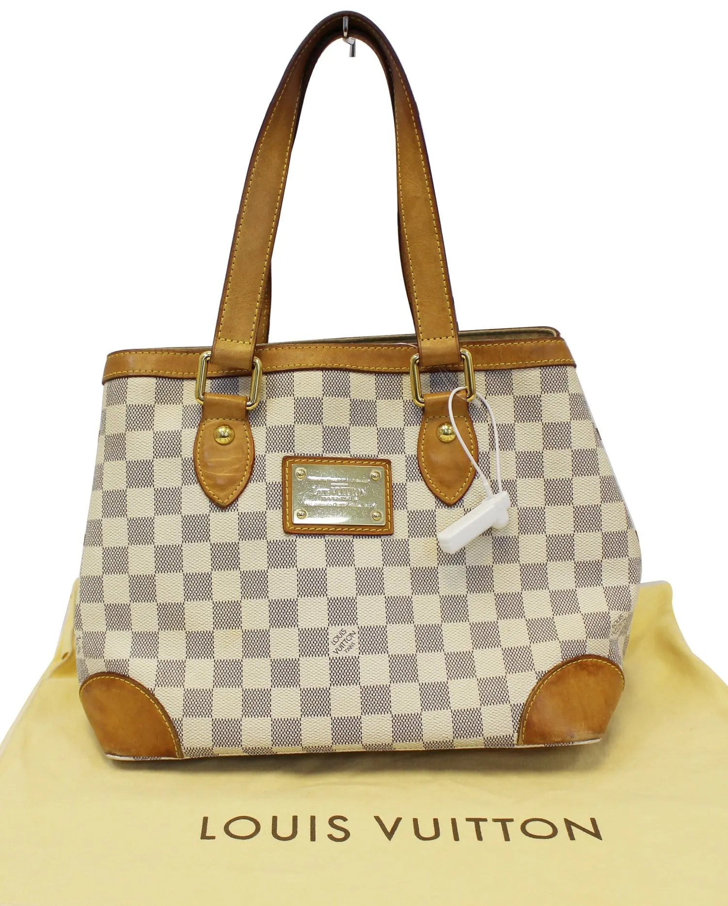 LOUIS VUITTON Damier Azur Hampstead PM Shoulder Bag - Sale