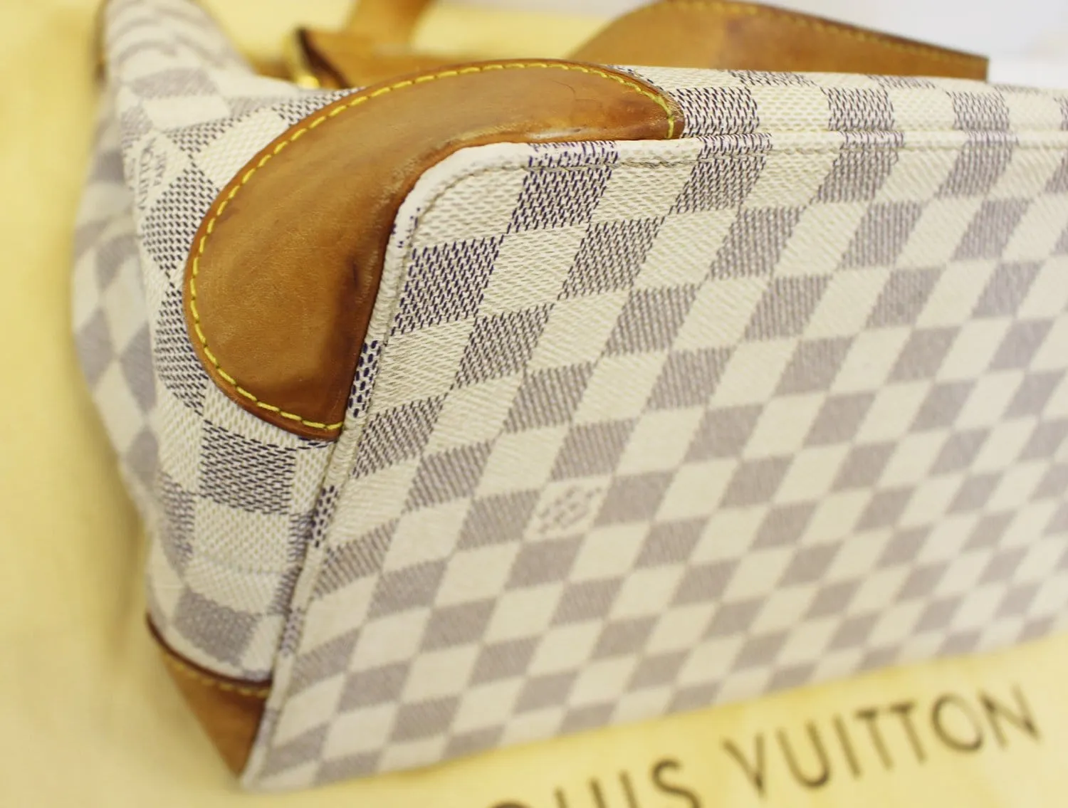 LOUIS VUITTON Damier Azur Hampstead PM Shoulder Bag - Sale