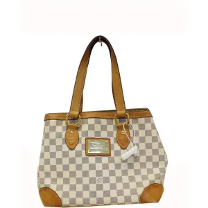 LOUIS VUITTON Damier Azur Hampstead PM Shoulder Bag - Sale